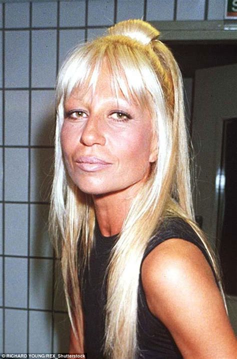 donatella versace foto 2015|donatella versace old pictures.